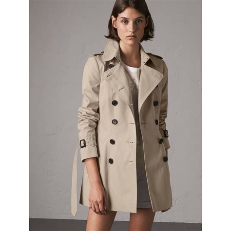 burberry wool trench coat short|Burberry women's trench coat.